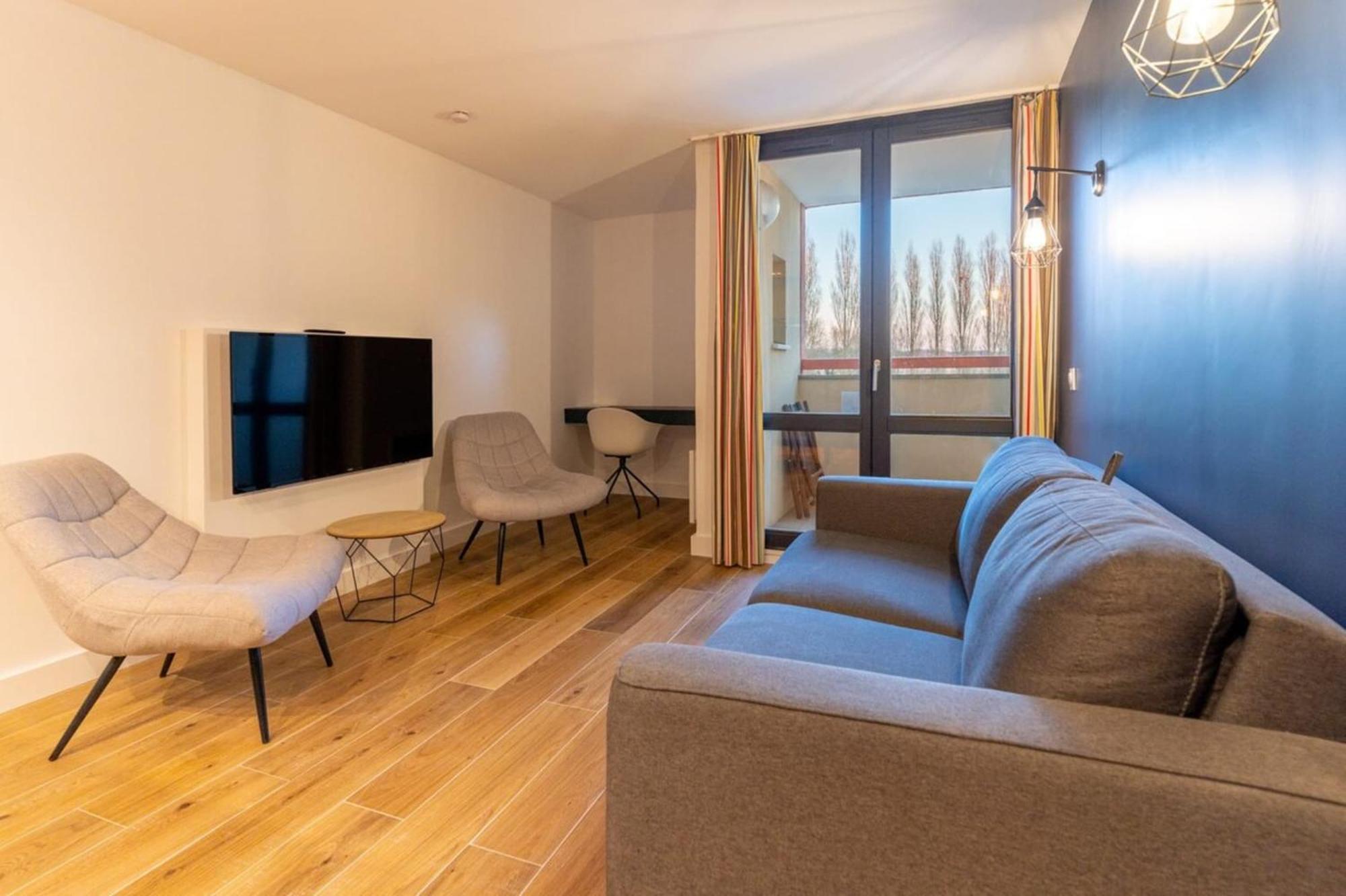 Renovated Flat For 5 P With Swimming Pool Tennis Court And Car Park 232 Le Touquet Exterior photo
